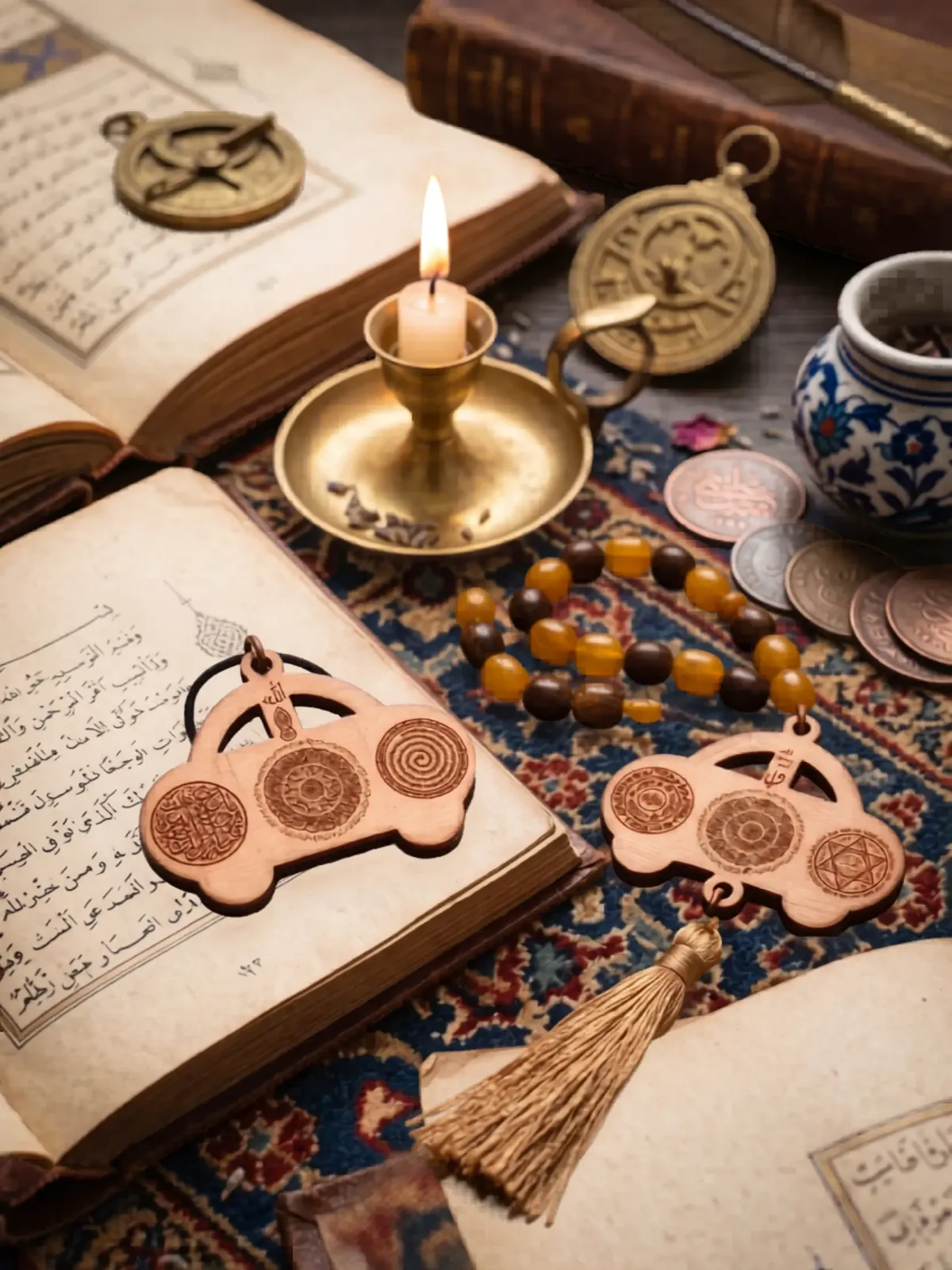 Araba Koruması Bakır Kolye